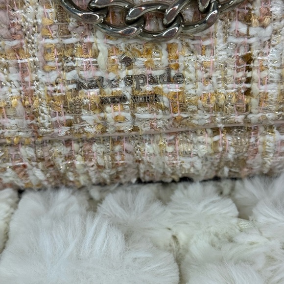 Kate Spade Cream and Brown Shoulder Bag with Chain Handles - Picture 4 of 16